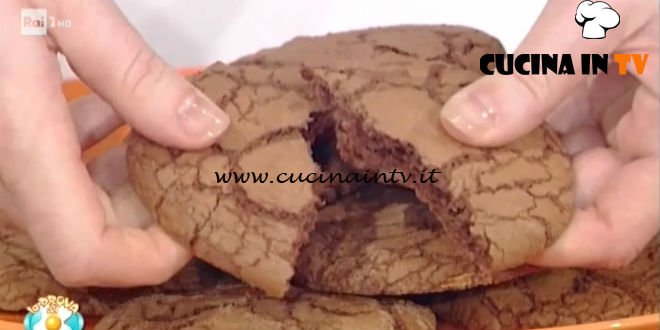 La Prova del Cuoco - ricetta Biscotti al triplo cioccolato