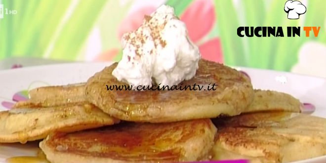 La Prova del Cuoco - ricetta Pancakes alle mele