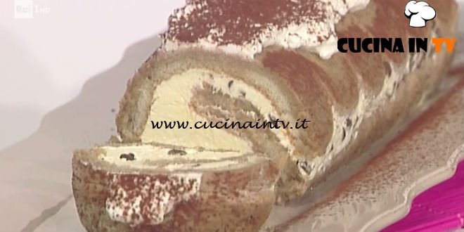 La Prova del Cuoco - ricetta Rotolo di tiramisù