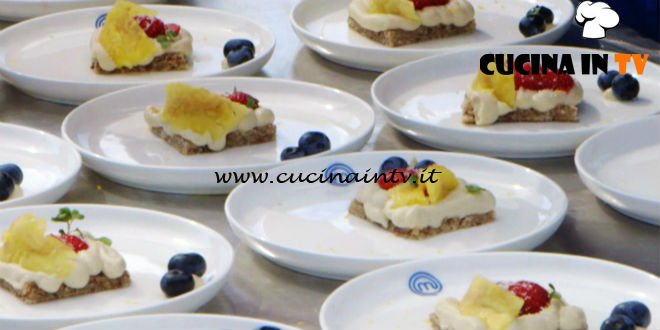 Masterchef Italia 6 - ricetta Crostata crudista di frutta di Cristina Nicolini