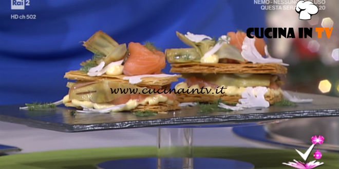 Detto Fatto - Millefoglie di salmone ricetta Tommaso Arrigoni