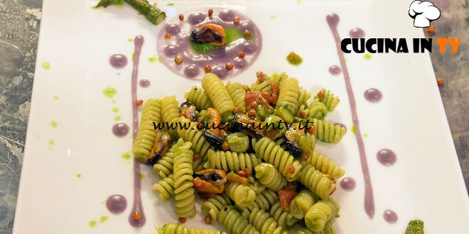 Masterchef Italia 7 - ricetta Fusilli della felicità di Antonino Bucolo