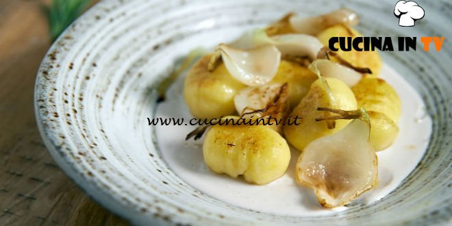 Masterchef Italia 7 - ricetta Gnocchi di patate dorati ripieni di baccalà mantecato di Daniel Canzian