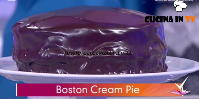 Detto Fatto - ricetta Boston Cream Pie di Francesco Saccomandi