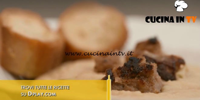 L'Italia a morsi - ricetta Crema di ceci con salsiccia di Pignone di Chiara Maci