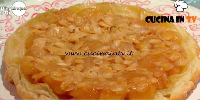 Mattino Cinque - ricetta Tarte tatin di mele e mandorle di Samya