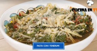 Giusina in cucina - ricetta Pasta con i tenerumi di Giusina Battaglia