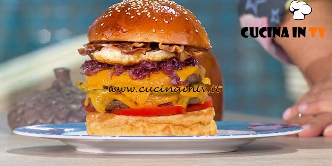 È sempre mezzogiorno | New York Burger ricetta Fulvio Marino