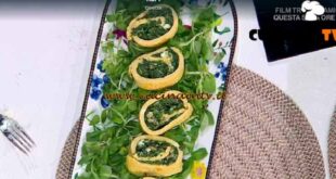 È sempre mezzogiorno | rotolo di frittata ricetta Antonella Clerici