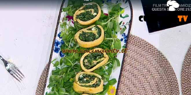 È sempre mezzogiorno | rotolo di frittata ricetta Antonella Clerici