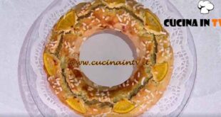 È sempre mezzogiorno | Ciambella di frolla con mandorle ed arance ricetta Antonio Paolino