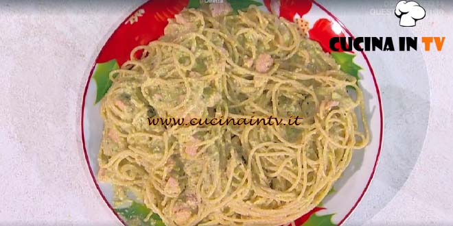 È sempre mezzogiorno | Spaghetti pistacchio e salmone all'arancia ricetta Antonio Paolino