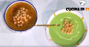 È sempre mezzogiorno | Vellutata di piselli e crema di zucca ricetta Daniele Persegani