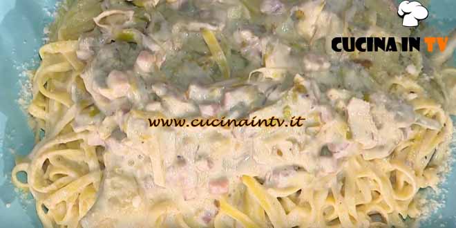 È sempre mezzogiorno | Tagliolini con crema di carciofi e mascarpone ricetta Daniele Persegani